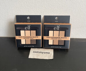 e.l.f. elf Clay Eyeshadow Palette, 81921 Necessary Nudes, x2 Discontinued READ